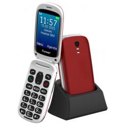 Funker E300 Max Audio 3 4G  Teléfono con tapa  Rojo